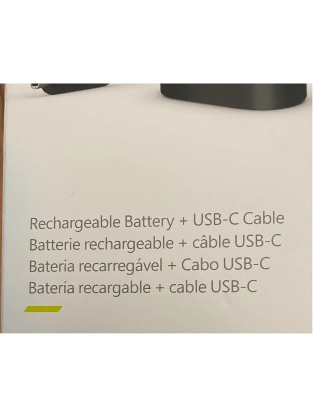 Xbox Rechargeable Battery and USB-C Cable One Size Black New